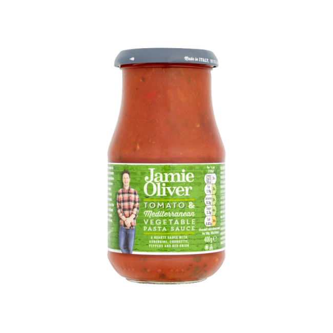 Jamie Oliver tomati ja Vahemere köögiviljadega pastakaste  400g
