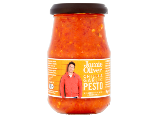 Jamie Oliver tšilli ja küüslaugu pesto 190g