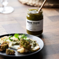 Nicolas Vahe Vegan pesto Mozzarisellaga 135g. - Image 2